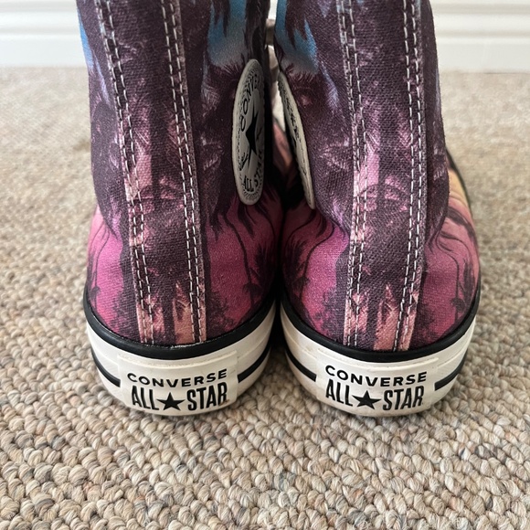 Converse Chuck Taylor All Star High Tops Palm Tree Print Men 5.5/Women 7.5 - Picture 4 of 7